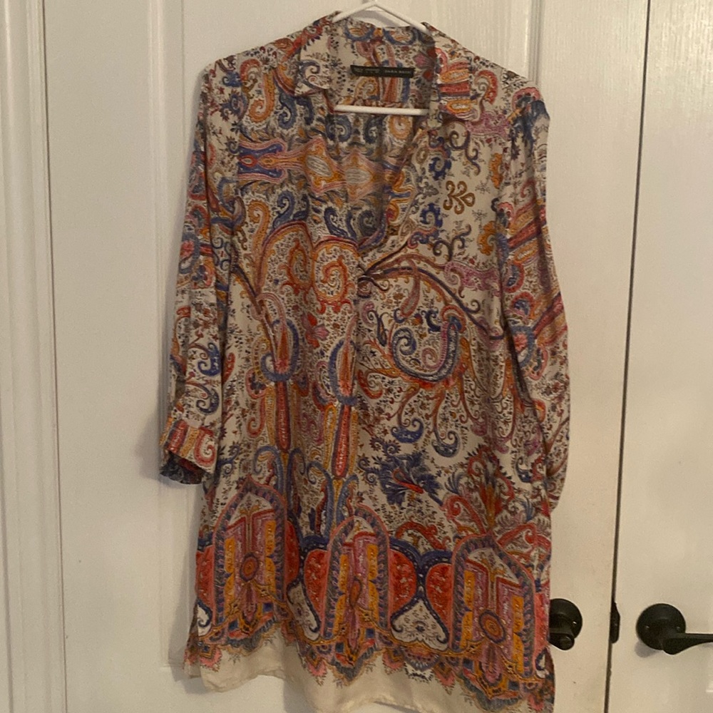 Zara Tunic or Short dress with side pocket’s